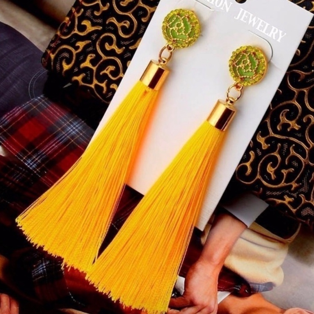 Bohemian long earrings